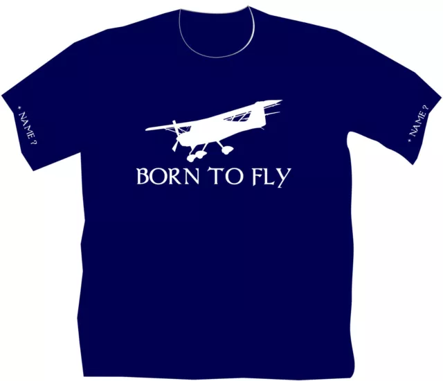 T-Shirt Born to Fly Junker Flieger Flugzeuge Flugsport Modell Flugzeug Sport 45