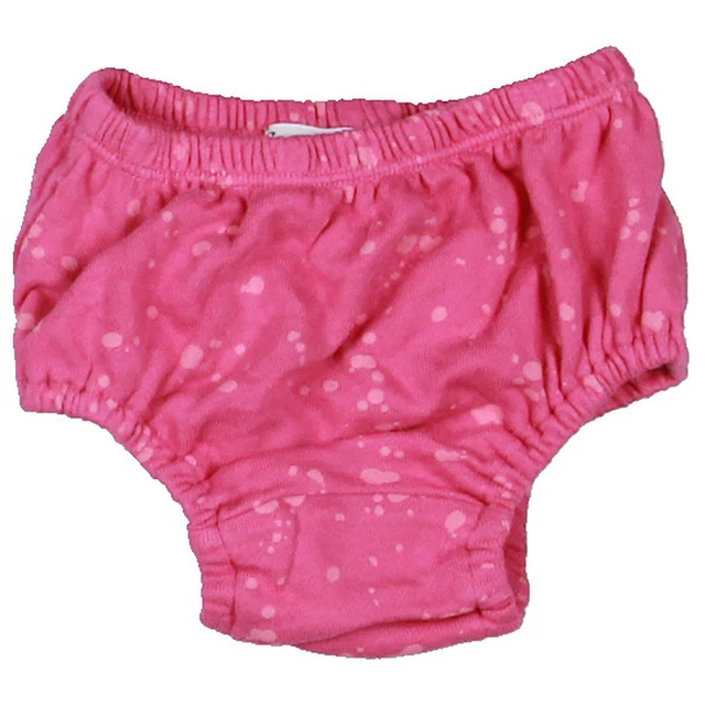 Splendid Pink Bubble Print Infant Girls Pull On Diaper Cover 3-6 MO BHFO 9668