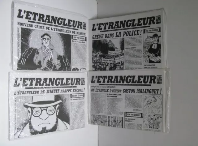 Le secret de L'Etrangleur - TARDI & SINIAC série de 4 journaux 2006 - TOUS EN EO