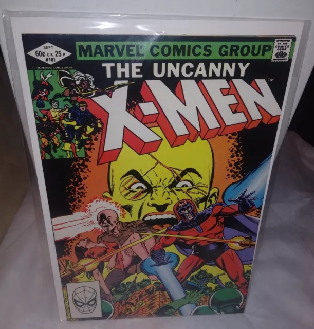 Uncanny X-Men #161 7.0 VF- 1982 Magneto Origin Story Claremont Marvel Comics