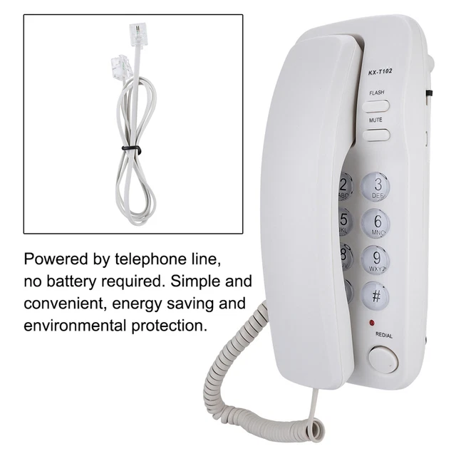 Wall Mount Landline Telephone For Hotel No Caller ID Phone OLL