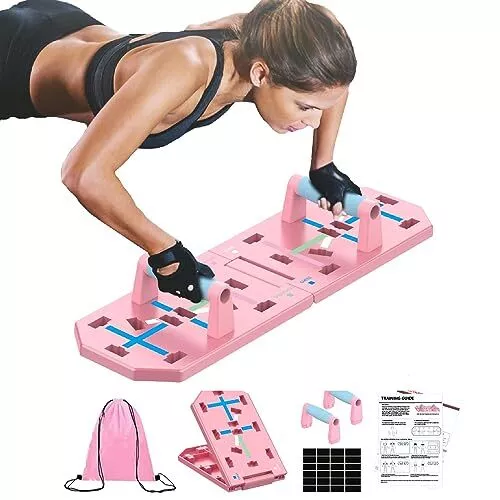 Rose Push Up Board Pliable Press Up Boards Fitness Workout Train Gym Force