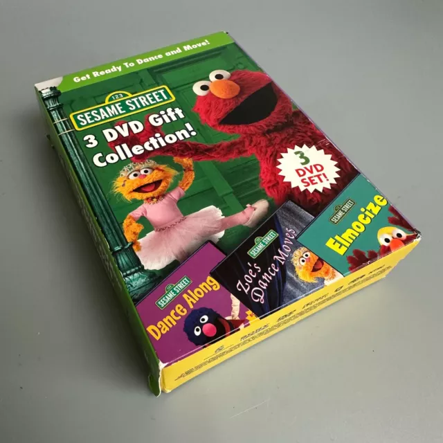 SESAME STREET DANCE and Move Box Set Dvd Elmocize Zoe's