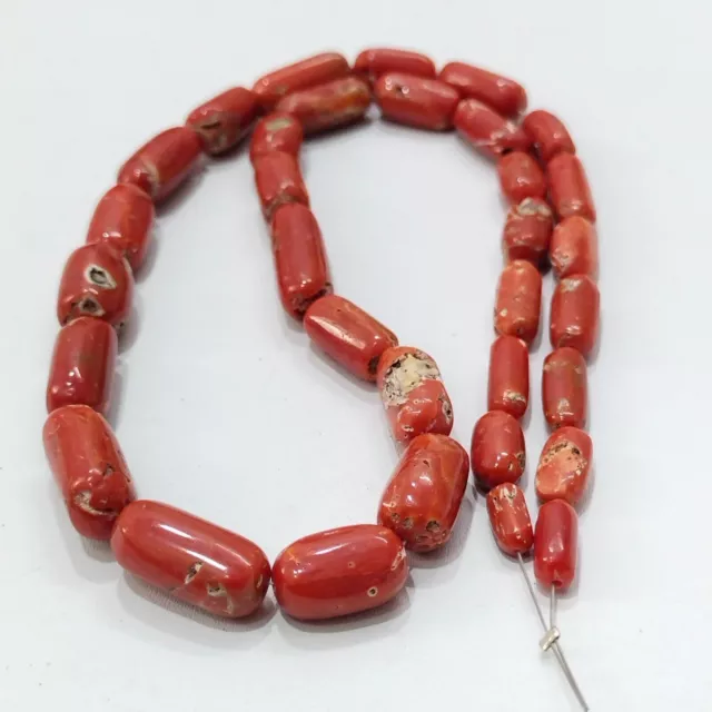 1 "Strand Rare AA+ Quality-100% Natural Italian Undyed Coral Beads-Handmade...