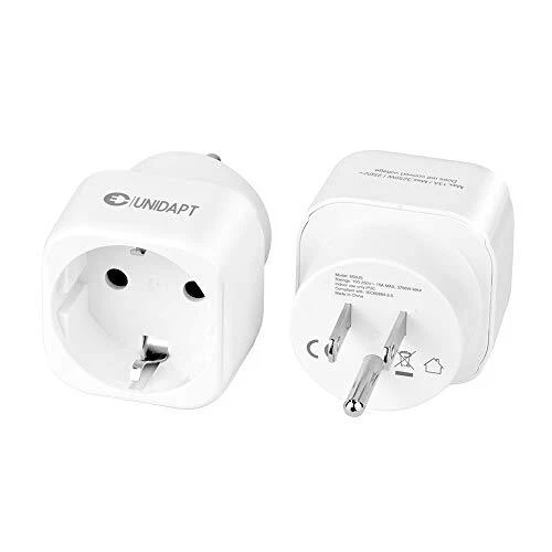 Adaptateur de Voyage Europe vers USA - Unidapt Adaptateur Prise France vers U...