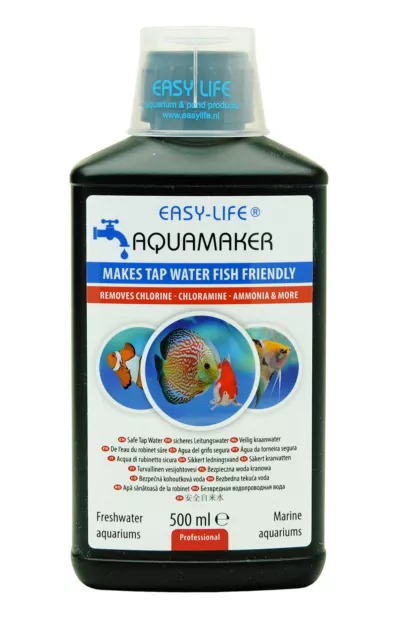 500 ML Easy Life Aquamaker Traitement De L'Eau Aquarium Poissons Addition