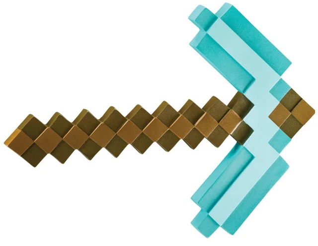 Minecraft Diamante Piccone Adulti Accessori Costume Arma Accessorio