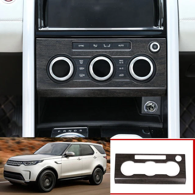 For Land Rover Discovery SE 17-20 Oak Wood Grain Console AC Volume Switch Panel