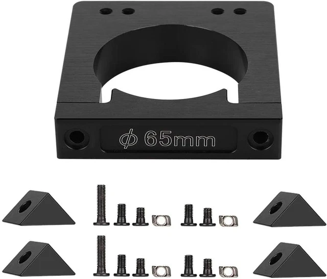 Spindle Motor Holder, CNC Motor Bracket 52/65/71Mm Aluminum Shaft Spindle Motor