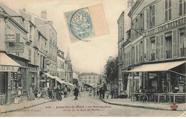 94 Joinville Le Pont #21633 Rue Du Pont Prise De Rue Paris Vins Restaurant Comme