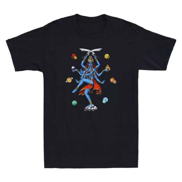 Kali Hindu Goddess Hinduism Deity God Spiritual Zen Yoga Vintage Men's T-Shirt