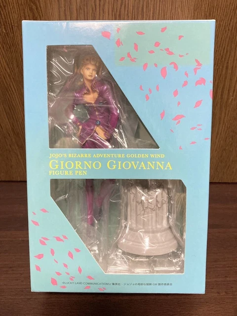 JOJO Golden Wind Action Figure Statue Ball Point Pen Giorno Giovanna Jump Toy