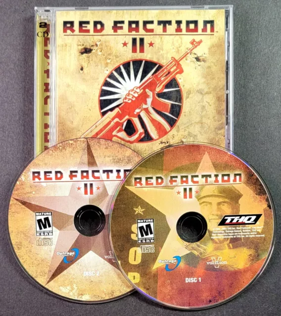 Red Faction II (PC, 2003) 2 Disc by THQ, CIB