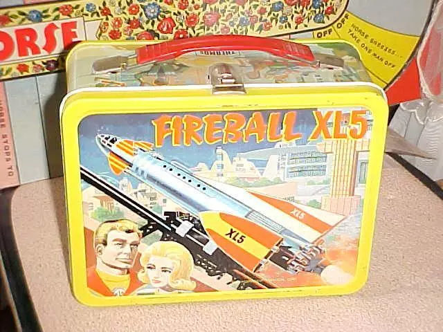 Sold at Auction: Circa 1960's KST Fireball XL5 Metal Lunch Box