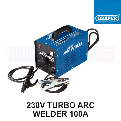 Draper 230V Turbo ARC Welder, 100A 53082