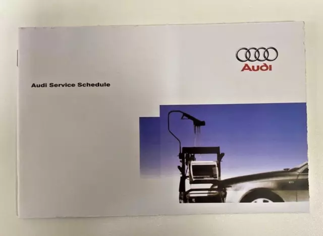 Beschädigt Audi Servicebuch Alle Modelle A3 A4 A6 A7 A8 Q5 Q7 R8