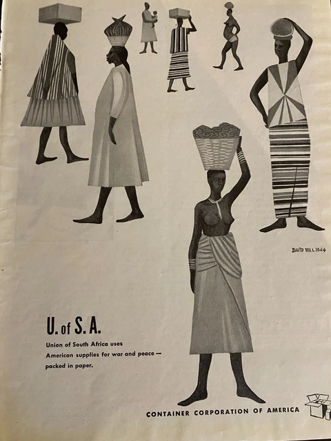 Container Corporation of America, Full Page Vintage Print Ad, a