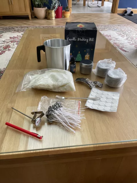 Kit de fabricación de velas.  Un buen kit de inicio . inactivo para un relleno de medias