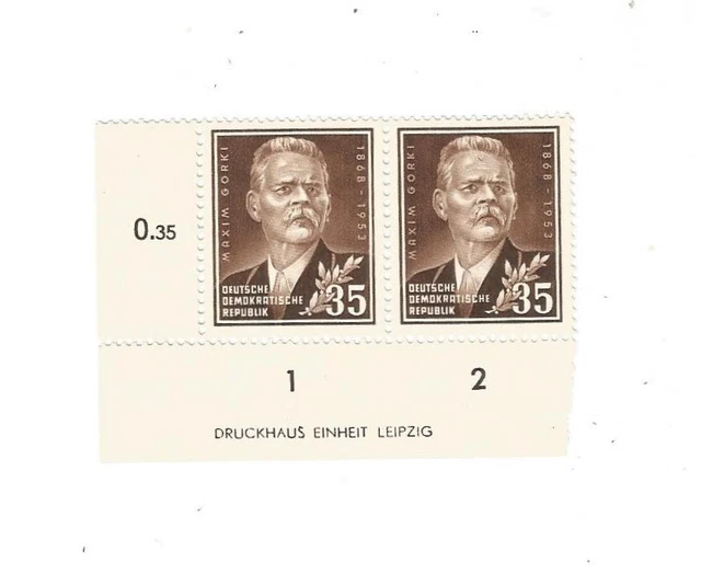 DDR, Mi. Nr. 354 DV, postfrisch, Druckvermerk, DZ, Druckerzeichen, Eckrand