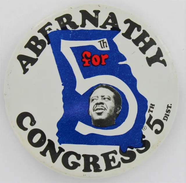 Ralph Abernathy 1977 Georgia Democrat Primary SCLC MLK Black Civil Rights P1183