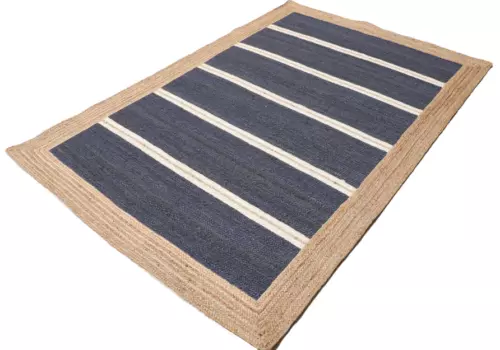 Jute Rug Rectangle Handmade and Hand Braide Rustic Look Jute Carpet Area rug 2