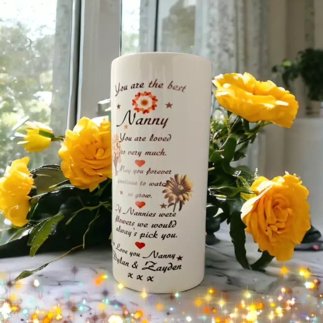 Vaso in ceramica personalizzato regalo perfetto per ogni occasione, arredamento, compleanno, ecc.