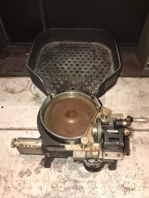 ABBOTT COIN COUNTER MODEL 2X 2320 HAND CRANK Counter On The Side Works Great