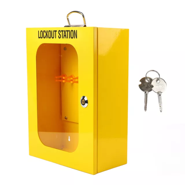 Lockout Station Iron Industrial Safety Multi Function Lockout Tagout Padloc REL