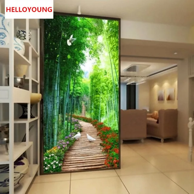 DIY 5D Diamond Painting Kits Full Drill Tree-lined Path Cross Stitch Home Decor