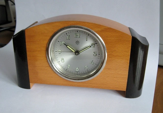 Pendoletta Junghans anni '50 sveglia alarm clock reveil vintage NOS