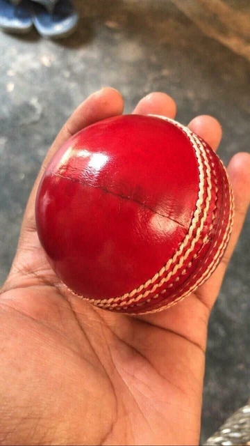 Cricket Leather Premium Quality Grade-2nd Balls for Test Match { Set Of 6 Pcs}