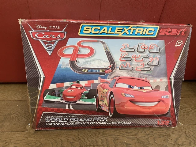 Disney cars scalextric top