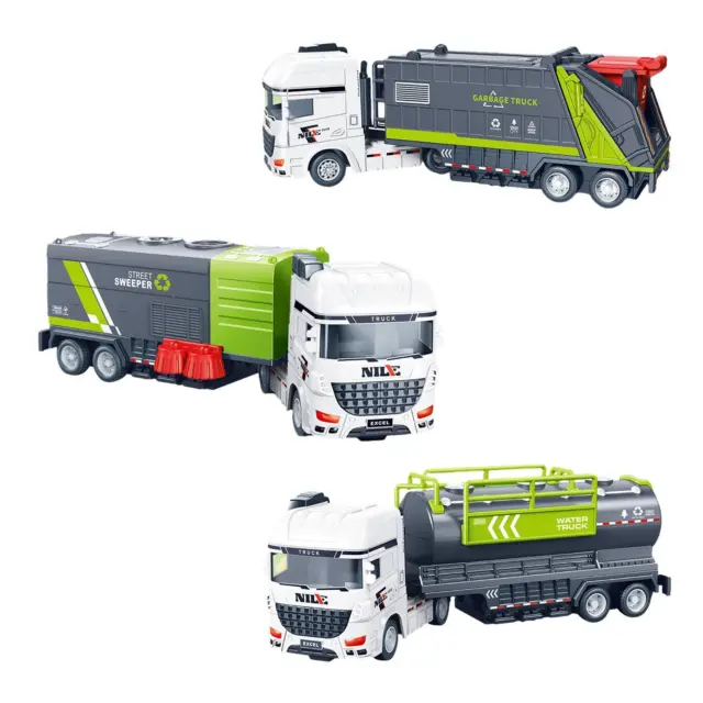 Aoskie Camion de Transport Voiture Enfant avec Petite Voiture, Panneaux  Route, Cadeau Camion Jouet pour 3 4 5 Ans Garcon