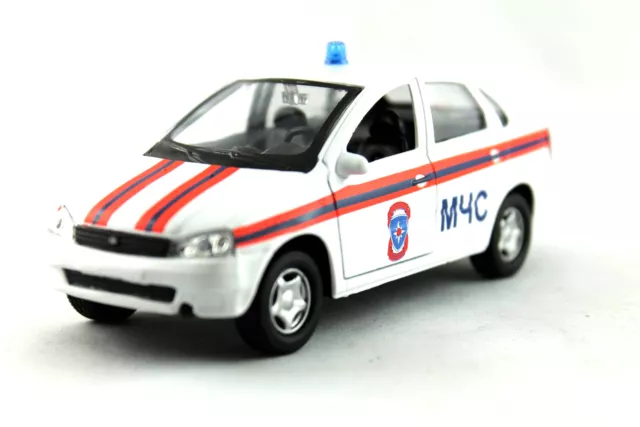 Maquette de Voiture lada Kalina 1118 Médecin D'Urgence 1:3 4