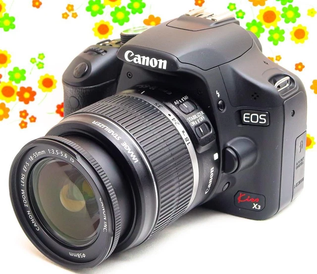 EXCELLENT-]CANON DIGITAL SLR Camera Kiss X3 Lens Kit From