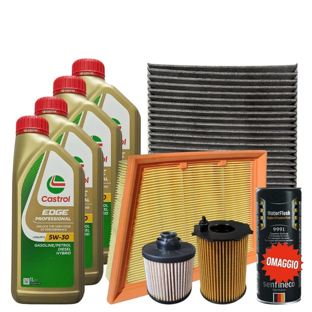 KIT TAGLIANDO 4 FILTRI OLIO ORIGINALE FORD FIESTA 6 VI 1.6 TDCi 90CV DAL 2008