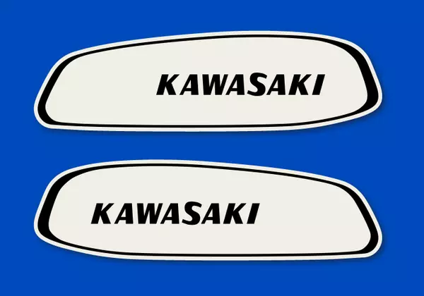 KAWASAKI 350 A7 1970 - Stickers decals carrosserie - Avenger  A7A & A7SSA 1970