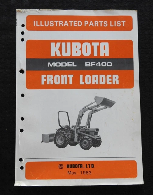 GENUINE 1980S KUBOTA L245 L275 TRACTOR "BF400 FRONT LOADER" PARTS
