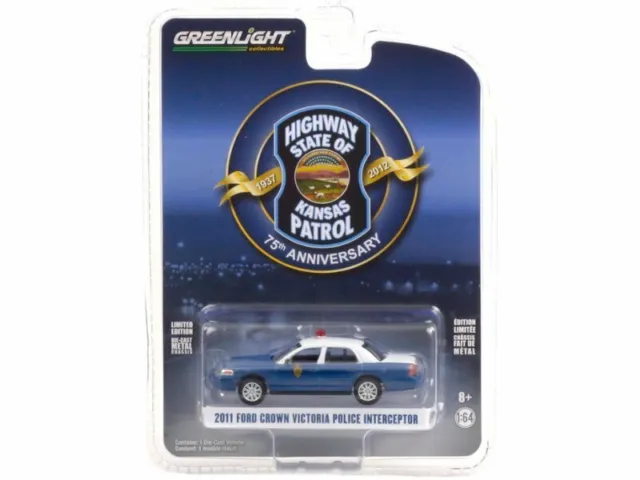 FORD Crown Victoria Police Interceptor - 2011 - Kansas Patrol - Greenlight 1:64