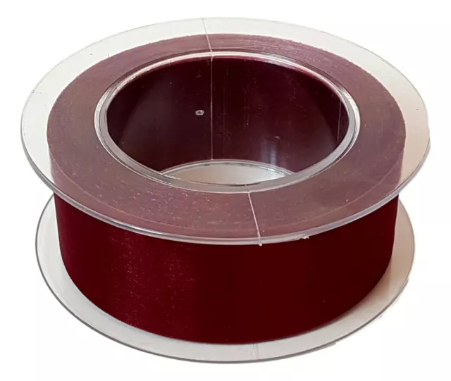 10m Schleifenband Organza Band 40mm Bordeaux Taufe Hochzeit Basteln