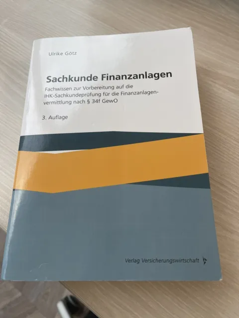 Sachkunde Finanzanlagen Buch Ulrike Götz