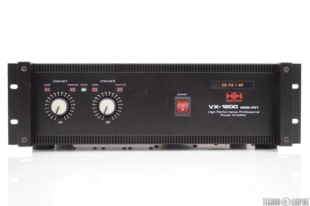 HH ELECTRONIC VX-1200 Mos-Fet Power Amplifier Sunset Sound