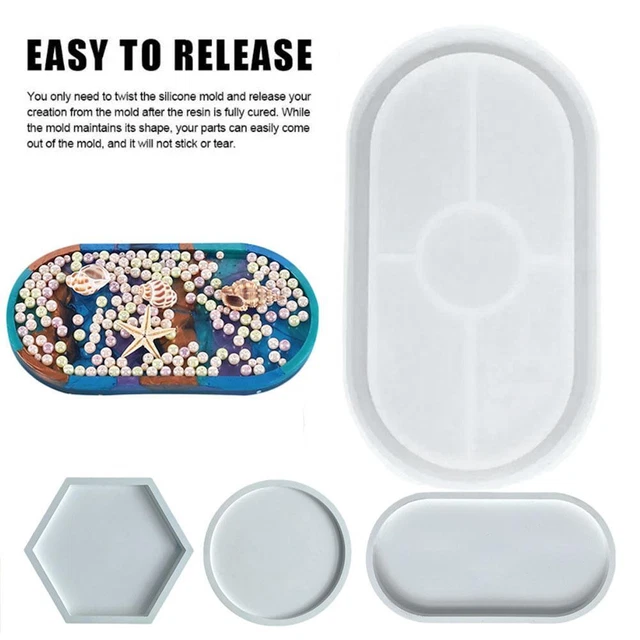 DIY Hexagon Disc Folding Storage Plate Cup Cushion Mold U1O Decor Silicone I5R2