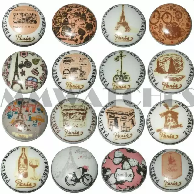 French Shabby Chic Style Paris France Ceramic Cupboard Door Knobs Drawer Kb05