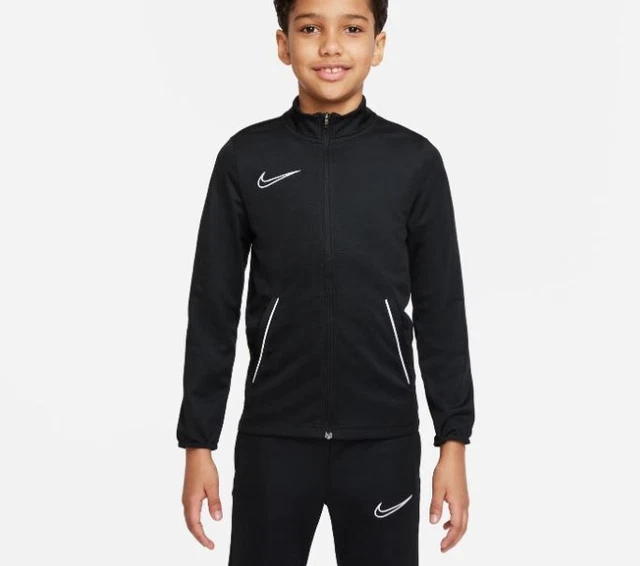 Giacca warm up Nike Academy junior ragazzi nera taglia UK 9-10 anni #REF15