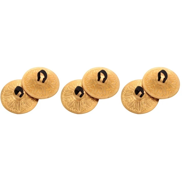 3 Pairs Hand Becken Schlaginstrument Musikinstrument Prom Daumen