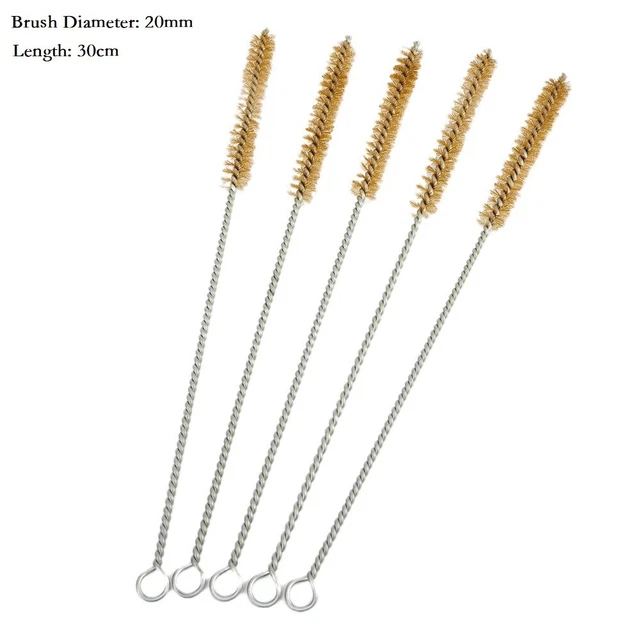 Multi functional Stainless Steel Wire Tube Pipe Cleaning Brush Pack of 5
