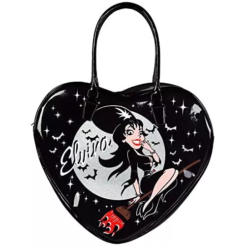 kreepsville 666 Elvira Mistress of the Dark Bewitched Sparkle Heart Handbag