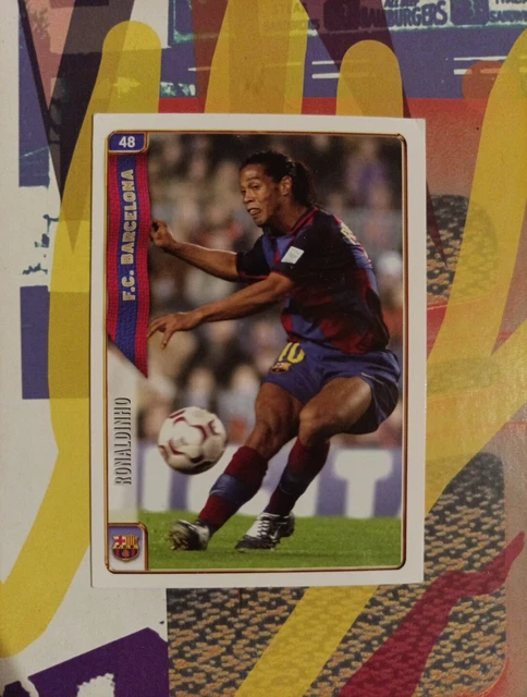 Carte Sportive PSA 8 Ronaldinho 2005-06 Mundicromo La Liga #22 Foil - Édition Limitée