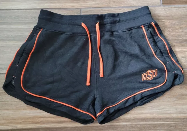 Women's Colosseum Black Oklahoma State Cowboys Lounge Shorts